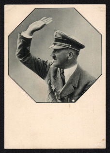 1933 'Adolf Hitler', Propaganda Postcard, Third Reich Nazi Germany