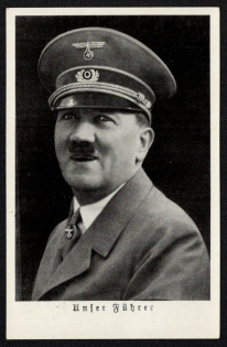 1938 'Adolf Hitler', Propaganda Postcard, Third Reich Nazi Germany