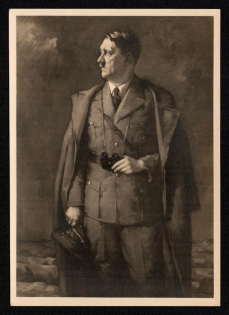 'Adolf Hitler', Propaganda Postcard, Third Reich Nazi Germany