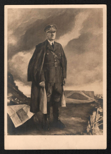'Adolf Hitler', Propaganda Postcard, Third Reich Nazi Germany