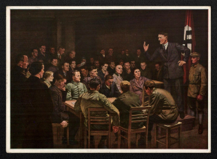 1939 'Adolf Hitler', Propaganda Postcard, Third Reich Nazi Germany