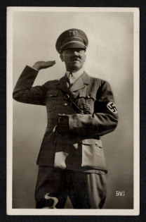 1938 'Adolf Hitler', Propaganda Postcard, Third Reich Nazi Germany