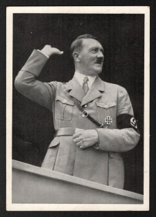 'Adolf Hitler', Propaganda Postcard, Third Reich Nazi Germany