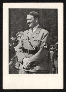 1938 'Adolf Hitler', Propaganda Postcard, Third Reich Nazi Germany