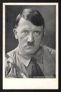 1938 'Adolf Hitler', Propaganda Postcard, Third Reich Nazi Germany