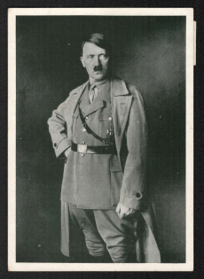 1938 'Adolf Hitler', Propaganda Postcard, Third Reich Nazi Germany
