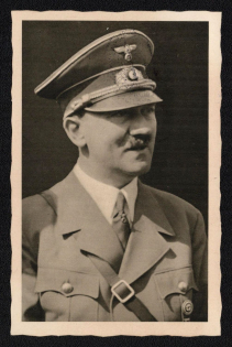 1938 'Adolf Hitler', Propaganda Postcard, Third Reich Nazi Germany