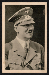 1939 'Adolf Hitler', Propaganda Postcard, Third Reich Nazi Germany