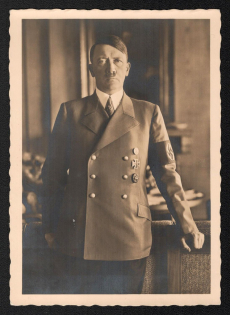 1940 'Adolf Hitler', Propaganda Postcard, Third Reich Nazi Germany