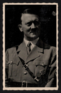 1938 'Adolf Hitler', Propaganda Postcard, Third Reich Nazi Germany