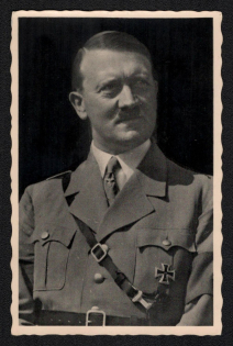 1938 'Adolf Hitler', Propaganda Postcard, Third Reich Nazi Germany