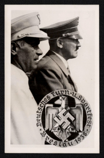 1938 'German Breslau Sportfest', Propaganda Postcard, Third Reich Nazi Germany