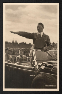 1937 'Our Guide', Propaganda Postcard, Third Reich Nazi Germany