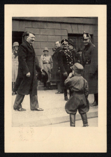 1938 'Adolf Hitler', Propaganda Postcard, Third Reich Nazi Germany