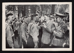 1940 'Adolf Hitler', Propaganda Postcard, Third Reich Nazi Germany