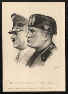 1938 'Primavera 1938-Anno XVI E. F-111 Dell Impero', Propaganda Postcard, Third Reich Nazi Germany