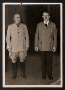 1940 'The Hitler Meeting in Munich on 18 June 1940', Propaganda Postcard, Third Reich Nazi Germany