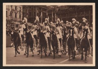 1939 'Reichstreag 1939 Hamburg of the NS. Community Strength through Joy', Propaganda Postcard, Third Reich Nazi Germany