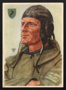 1940 'Stukaflieger', Propaganda Postcard, Third Reich Nazi Germany