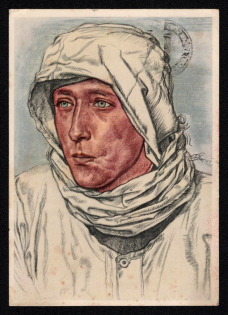 1940 'A Proven Patrol Leader', Propaganda Postcard, Third Reich Nazi Germany