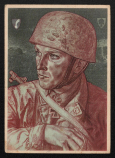 1941 'Our Airborne Troops. Captain Wigig Took the Belgian Fort', Propaganda Postcard, Third Reich Nazi Germany