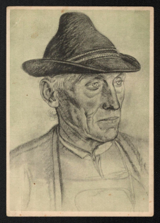 'German Blutadel All Over the World', Propaganda Postcard, Third Reich Nazi Germany