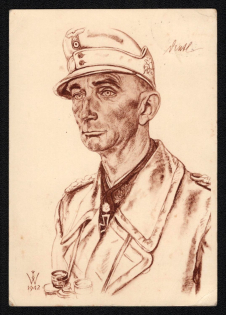 1944 'Colonel General Dietl', Propaganda Postcard, Third Reich Nazi Germany