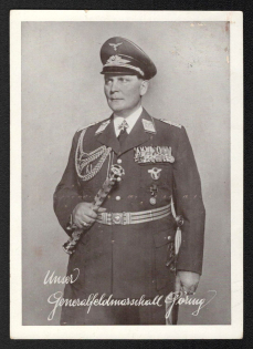 1939 'General Field Marshal', Propaganda Postcard, Third Reich Nazi Germany