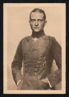 1933-1934 'Our Air Fleet in World War II Fighter Pilot Manfred Freiherr Von Richthofen', Propaganda Postcard, Third Reich Nazi Germany