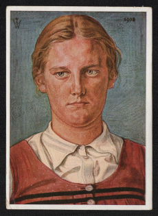 1938 'Bdm Leader from Carinthia', Propaganda Postcard, Third Reich Nazi Germany