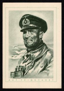 'On Enemy Driving', Propaganda Postcard, Third Reich Nazi Germany