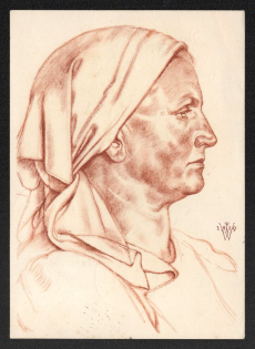 1939 'Forsterswoman from the Buchenland', Propaganda Postcard, Third Reich Nazi Germany