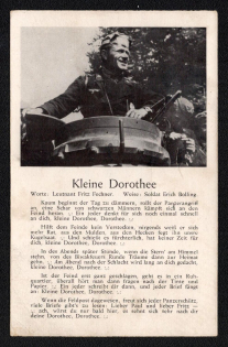 1941 'Little Dorothee', Propaganda Postcard, Third Reich Nazi Germany