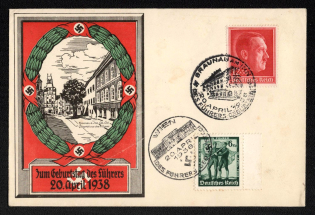 1938 'Birthday day of the Leader April 20, 1938' Cover