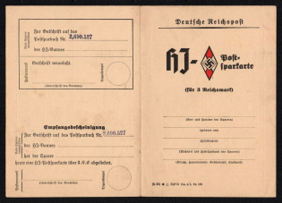 'German Reichspost' Savings Book