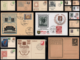 Nazi Germany Propaganda Postal Stationeries Stock
