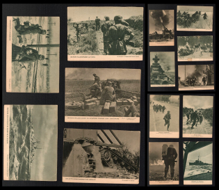 Nazi Germany Military Propaganda Cards Collection
