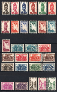 1939-40 Cameroun, French Colonies (Sc. 225 - 231, 233 - 254, CV $40)