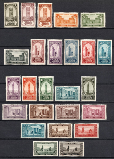 1923-27 Morocco, French Protectorate (Sc. 90 - 105, 107 - 115, CV $30)