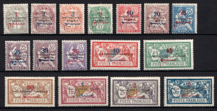 1914-21 Morocco, French Protectorate (Sc. 38 - 42, 44 - 54, CV $145)