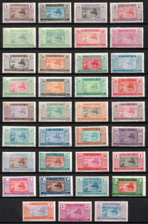 1913-38 Mauritania, French Colonies (Sc. 18 - 54, Full Set, CV $40)