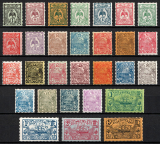 1905-28 New Caledonia, French Colonies (Sc. 88 - 116, CV $40)