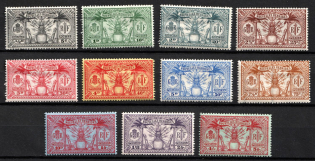 1925 New Hebrides, French Colonies (Sc. 44 - 54, Full Set, CV $30)