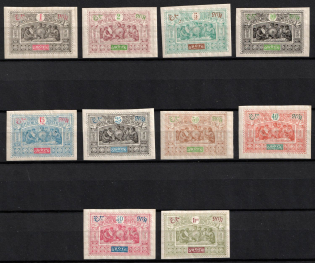 1894 Obock, French Colonies (Sc. 46, 47, 49 - 51, 53 - 56, 58, CV $110)