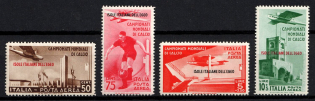 1934 Aegean Islands, Italian Colonies, Airmail (Scott C28 - C31, Full Set, CV $160)