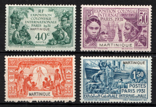 1931 Martinique, French Colonies (Sc. 129 - 132, Full Set)