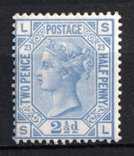 1881 2.5d Great Britain (SG 157, CV $630)