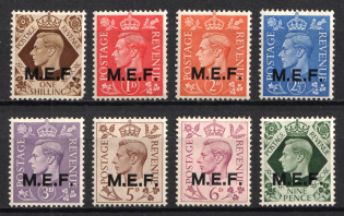 1942-43 Great Britain, British Post Offices in Africa (Sc. 1 - 8, CV $15)