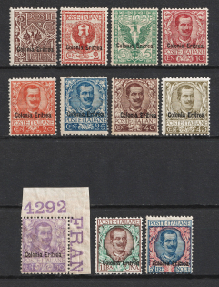 1903 Eritrea, Italian Colonies (SG 19 - 29, Full Set, CV $2,520)