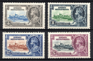 1935 Straits Settlements, Malaysia, British Colonies (SG 256-259, Full Set, CV $20)